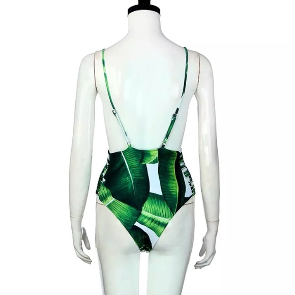 BEST SELLER Tropical Palm Leaf One Piece Swimsuit - Picture 7 of 8